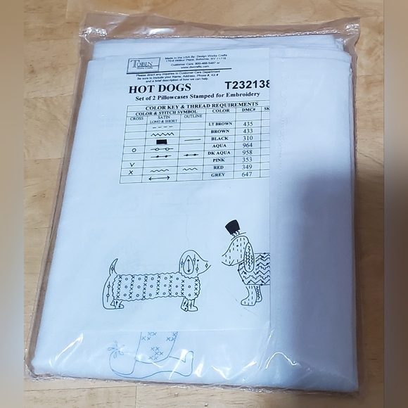 Tobin Hot Dog Design Pillowcases - Picture 3 of 4